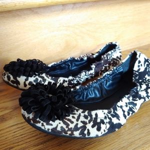 Calvin Klein Jeans Carmela Cowhide Ballet Flats